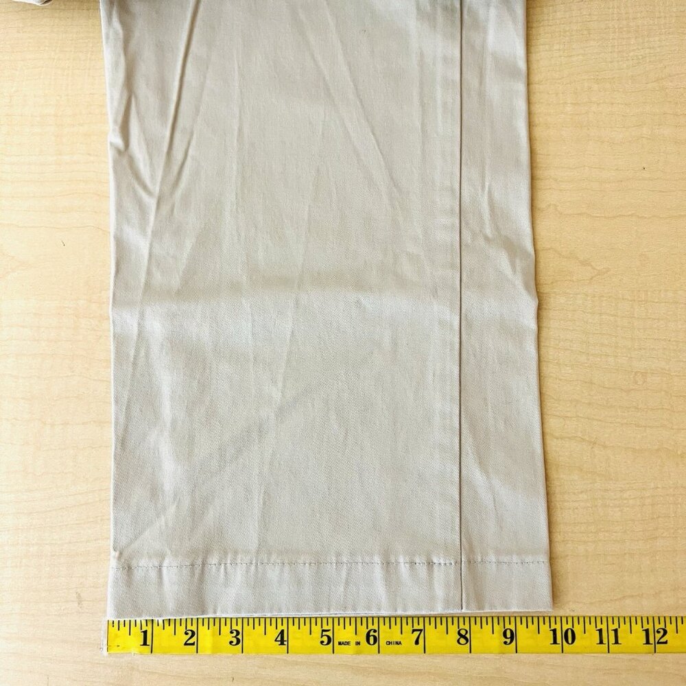 Lands' End Womens Beige Casual Twill Pants Sz 24W Stretch Straight Leg High Rise - Picture 11 of 11